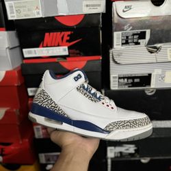 Jordan True Blue 3s size 10 VNDS