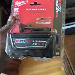 M18 5.0 Bnib Never Used 