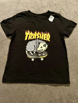 New! Toddlers 2T Black Thrasher T-Shirt
