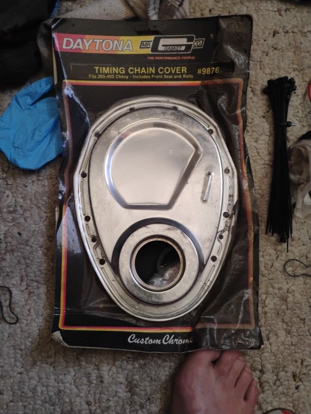 Chrome Daytona Timing Chain Cover