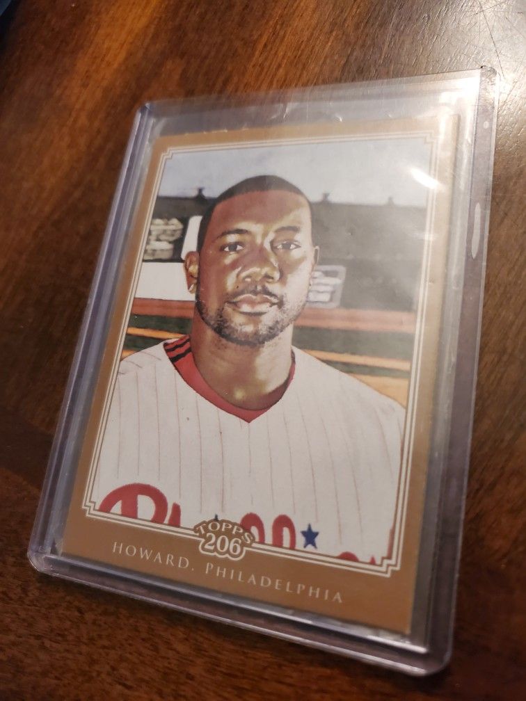 Philadelphia Phillies 2010 Topps 206 Bronze Parallel Ryan Howard Placido Polanco J.A. Happ Baseball Cards 