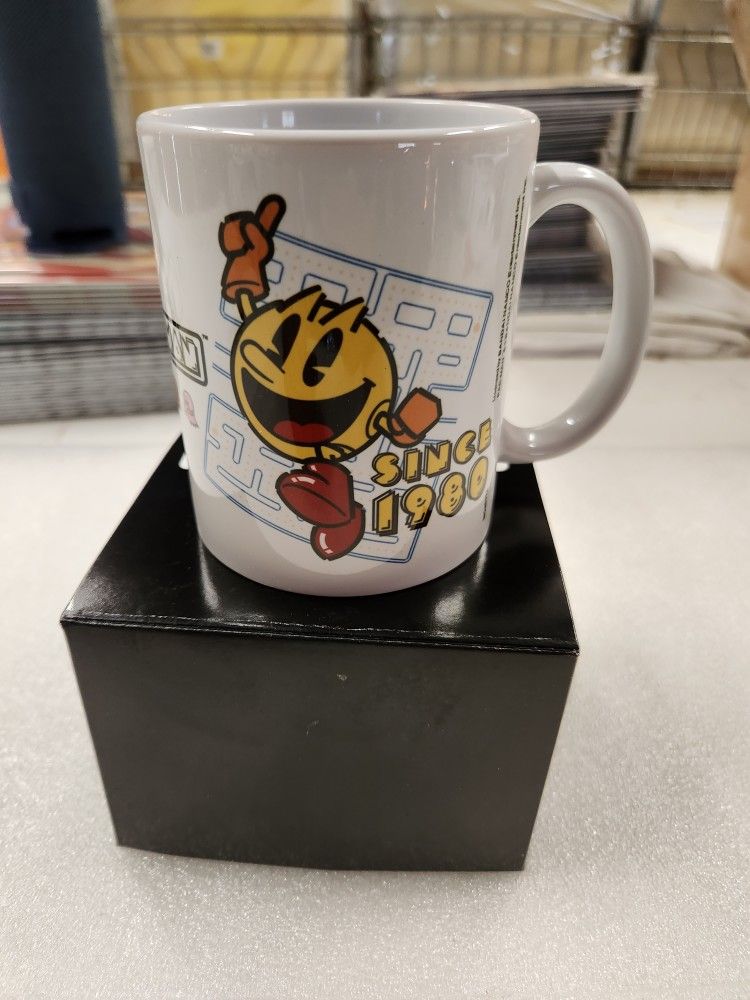 Retro Video Game Pacman Pac Man 11 Oz Coffee Mug New In Box