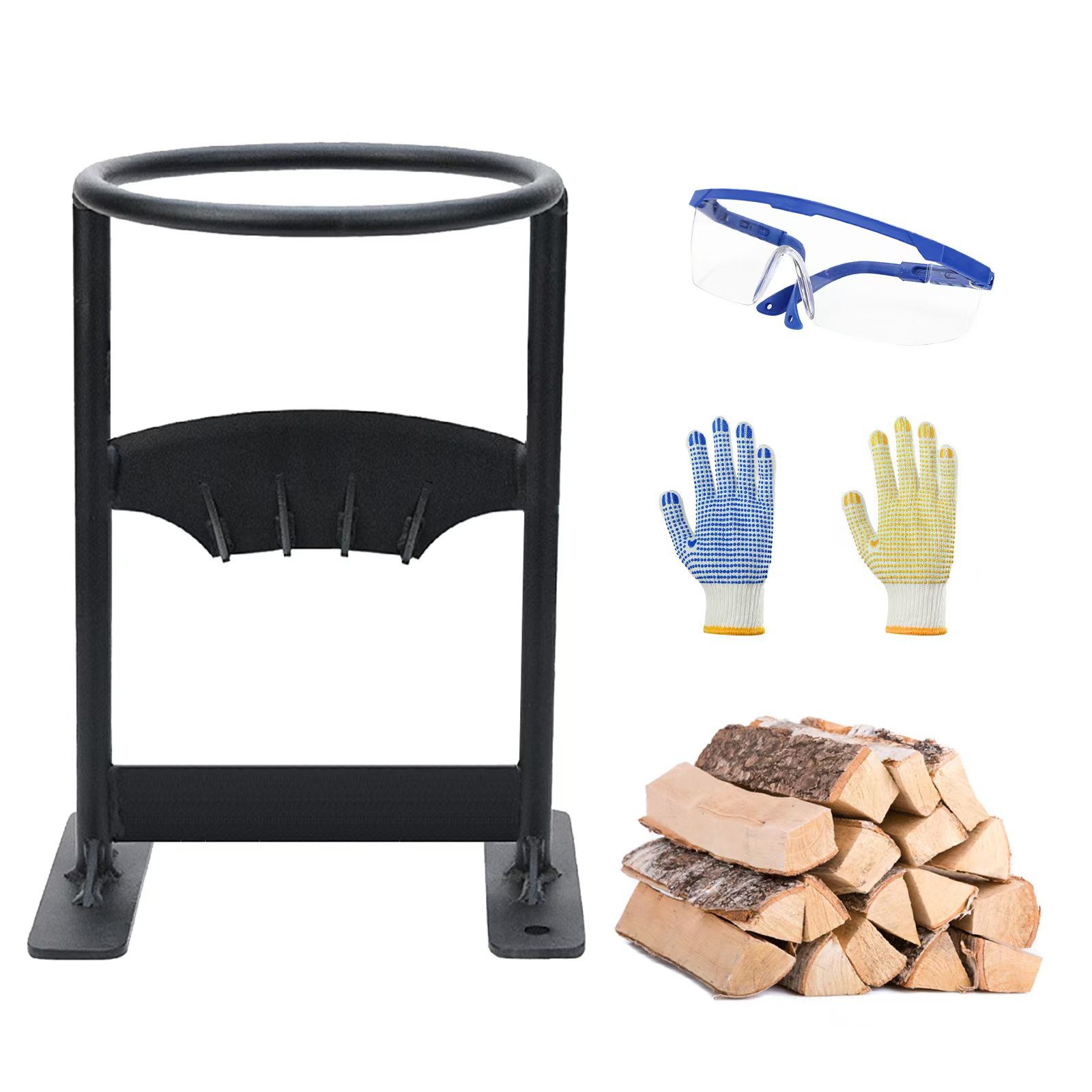 Wood Splitter, Manual Log Splitter 6.3inch