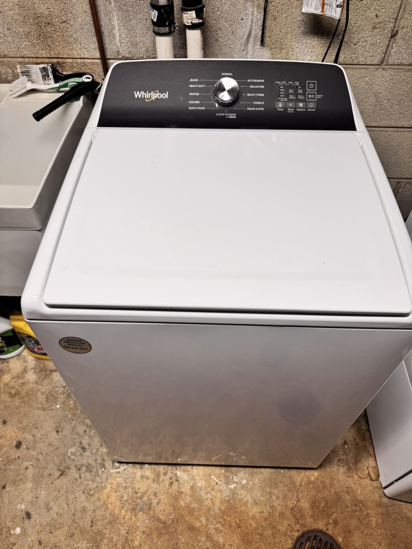 Whirlpool Set, Gas Dryer