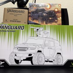 Valaverse Action Force Vanguard Stealth Gray w/ Missile Launcher Pack & H.A.U.L.