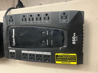 CyberPower AVR UPS Battery Backup/Belkin Power Strip