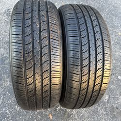 Set Of 2 Nice Tires 205/60/15 ( We Install & Balance)