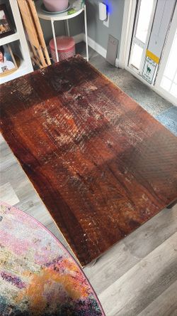 Solid wood large coffee table