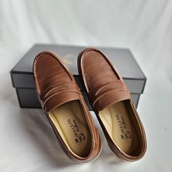 Wallin And Bros NEW Men's Mr Taylor Size 8 Tan Loafer Slip-ons Driving Mocassins
