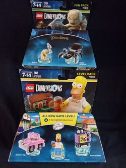 Lego Packs, Simpsons & Lord Of The Rings New