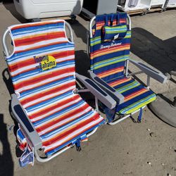 Tommy Bahama Backpack Beach Chair, Aluminum / Foldable Camping or Beach Chair / Silla para la playa