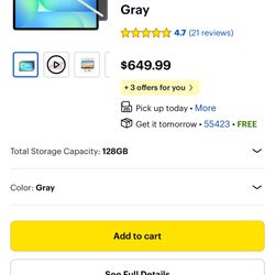 Galaxy Tablet 