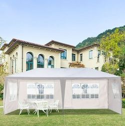 Brand New Beautiful 10x20ft Party Tent Outdoor Gazebo Canopy White-4 Sidewall