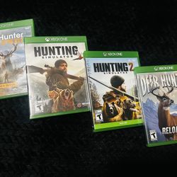 Xbox One Hunting Video Game Lot