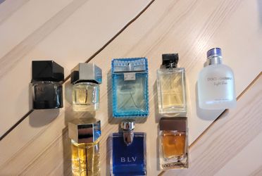 Cologne (Yves St Laurent, Versace, Ralph Lauren, Dolce & Gabbana, Bvlgari