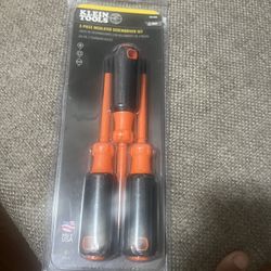 New Klein Tools Screwdriver Set Insulated 
