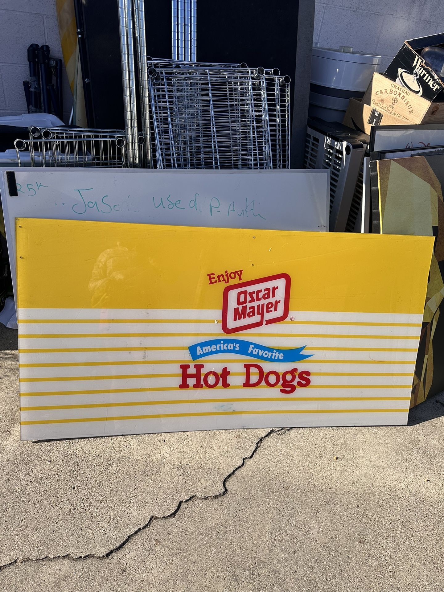 Oscar Meyer Weiner Sign