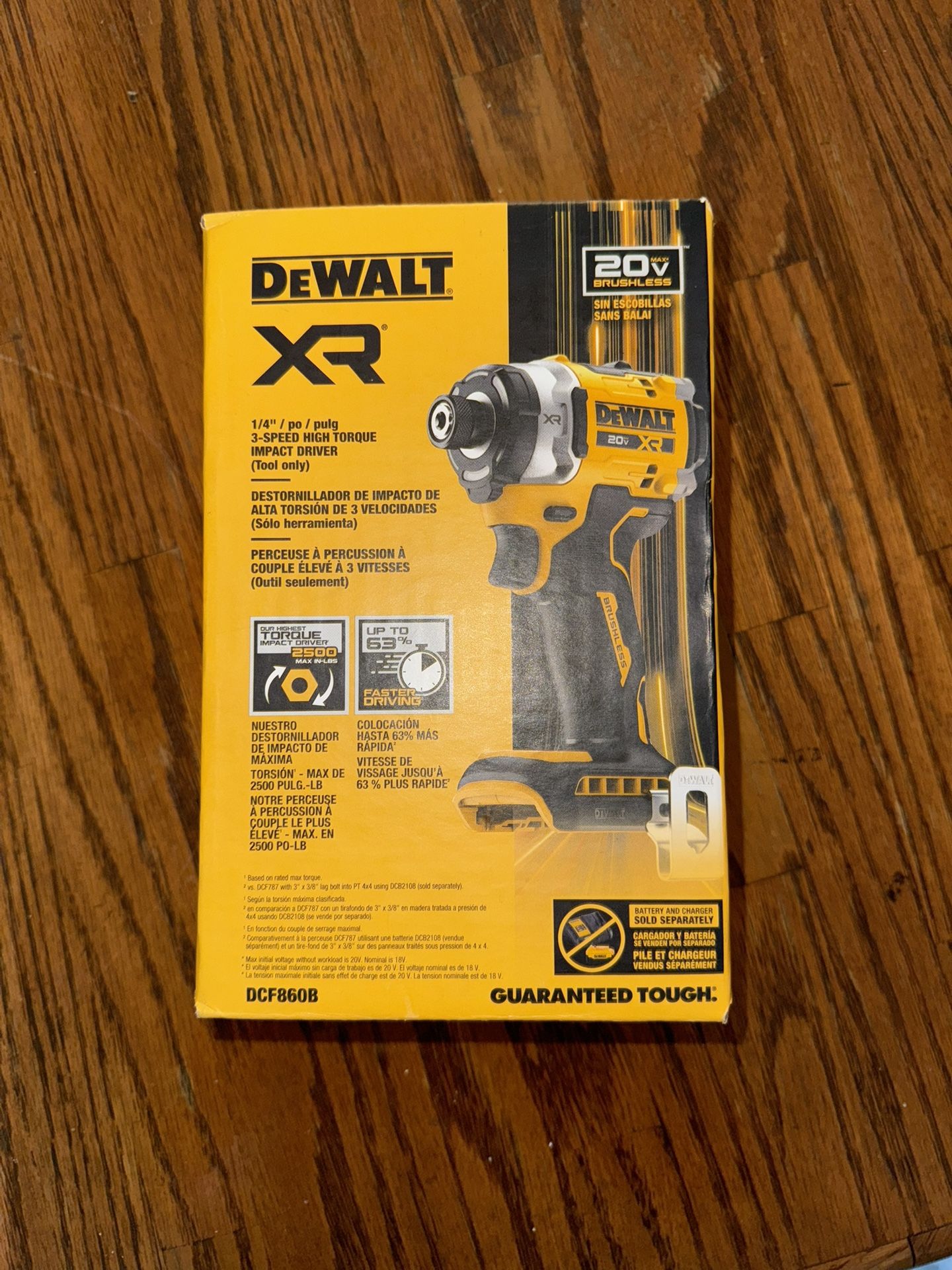 DEWALT XR 20-volt max 1/4-in Brushless Cordless Impact Driver
