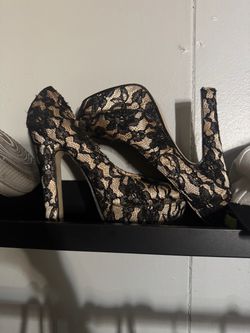 Madden Girl Lace Platform Heels – Women's 8