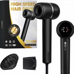 Professional Hair Dryer High Speed Ionic 160000 RPM Brushless Motor Diffuser
