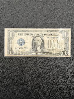 1928 Series A Funny Back Silver Certificate Dollar Bill