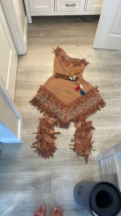 Womens Native American Indian Princess Dresses Pocahontas Costume for Halloween Party