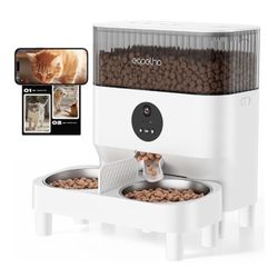 Automatic Cat Feeder for 2 Cats with Camera