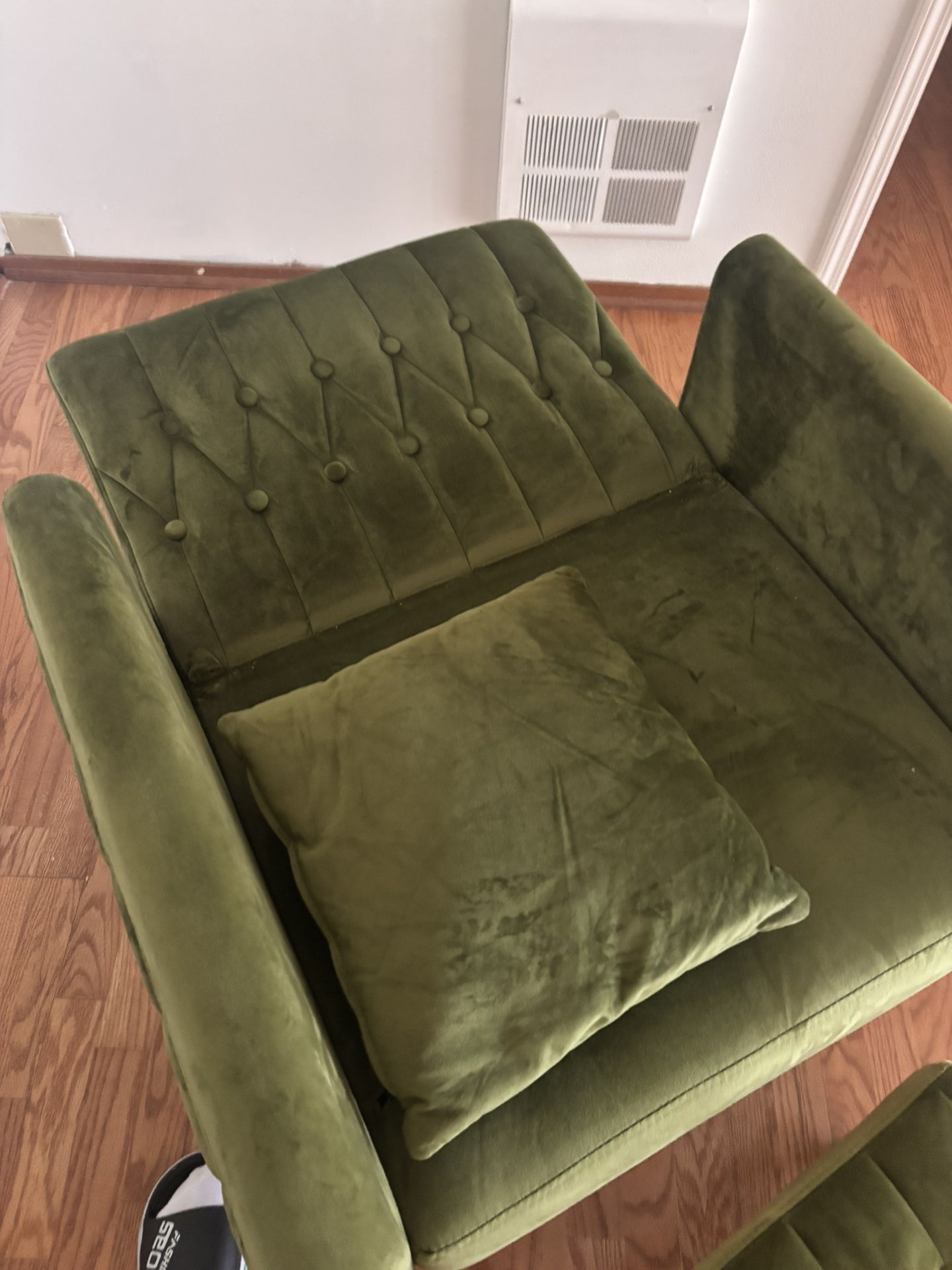 Velvet chair