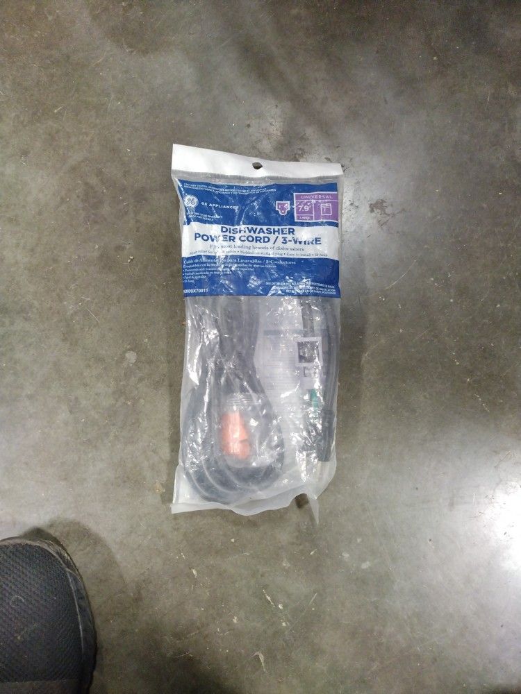 Dishwasher Power Cord New