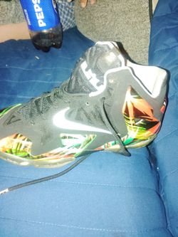 LeBron James Everglades number 11 what side of this is saying