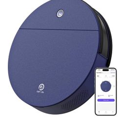 OKP K3 Robot Vacuum Cleaner Self-Charging Robotic Vacuum Cleaner with 2000Pa Strong Suction Voice Control for Hardfloor and Carpet,Blue 14.36