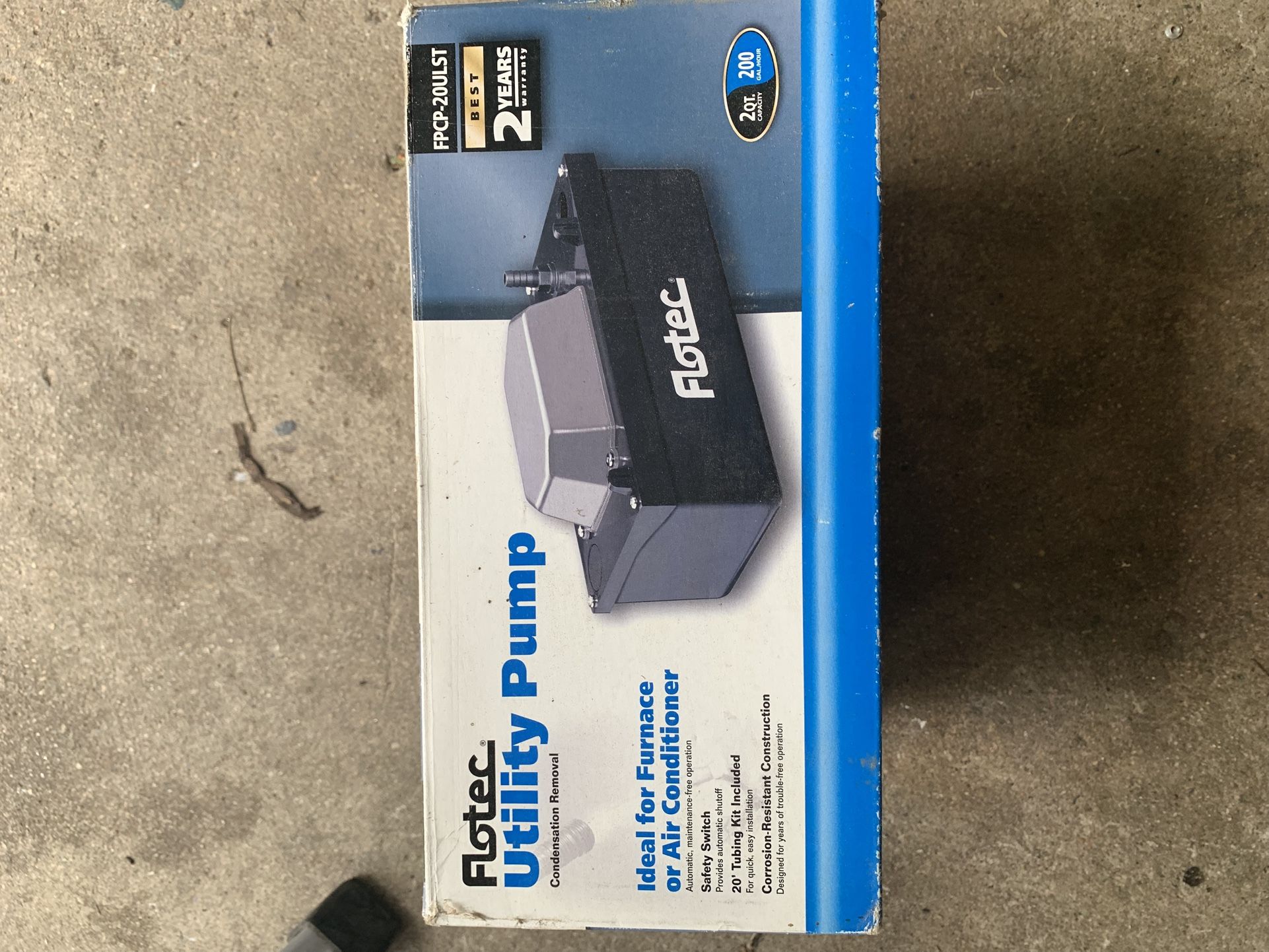 Utility Condensate Removal Pump
