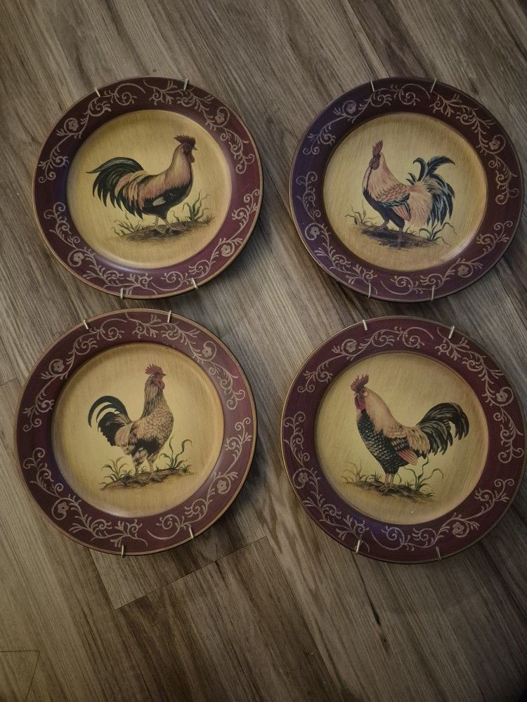 Decorative Rooster Plates 🐓 