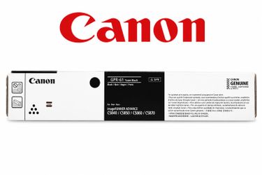 Canon Genuine GPR-61 Black Toner Cartridge 3763C003AA For imageRUNNER C5840...