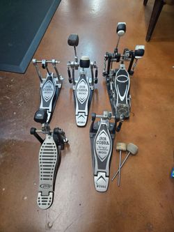Tama Cobra 200 600  PDP  Drum Pedal Double 5 Pedal Lot