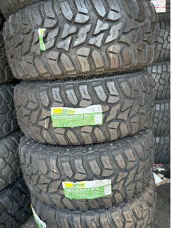 33*12.50r17 MT vendo set de Tires nuevas con 50.000 millas de garantía