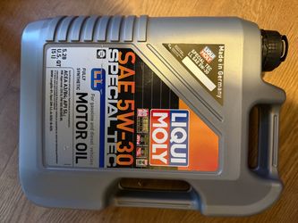 LIQUI MOLY Full Synthetic 5W-30 Motor Oil 5 Liter SAE Special Tec