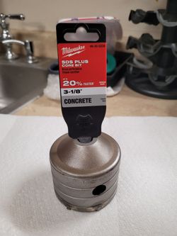 Milwaukee SDS PLUS 3-1/8" Core Bit