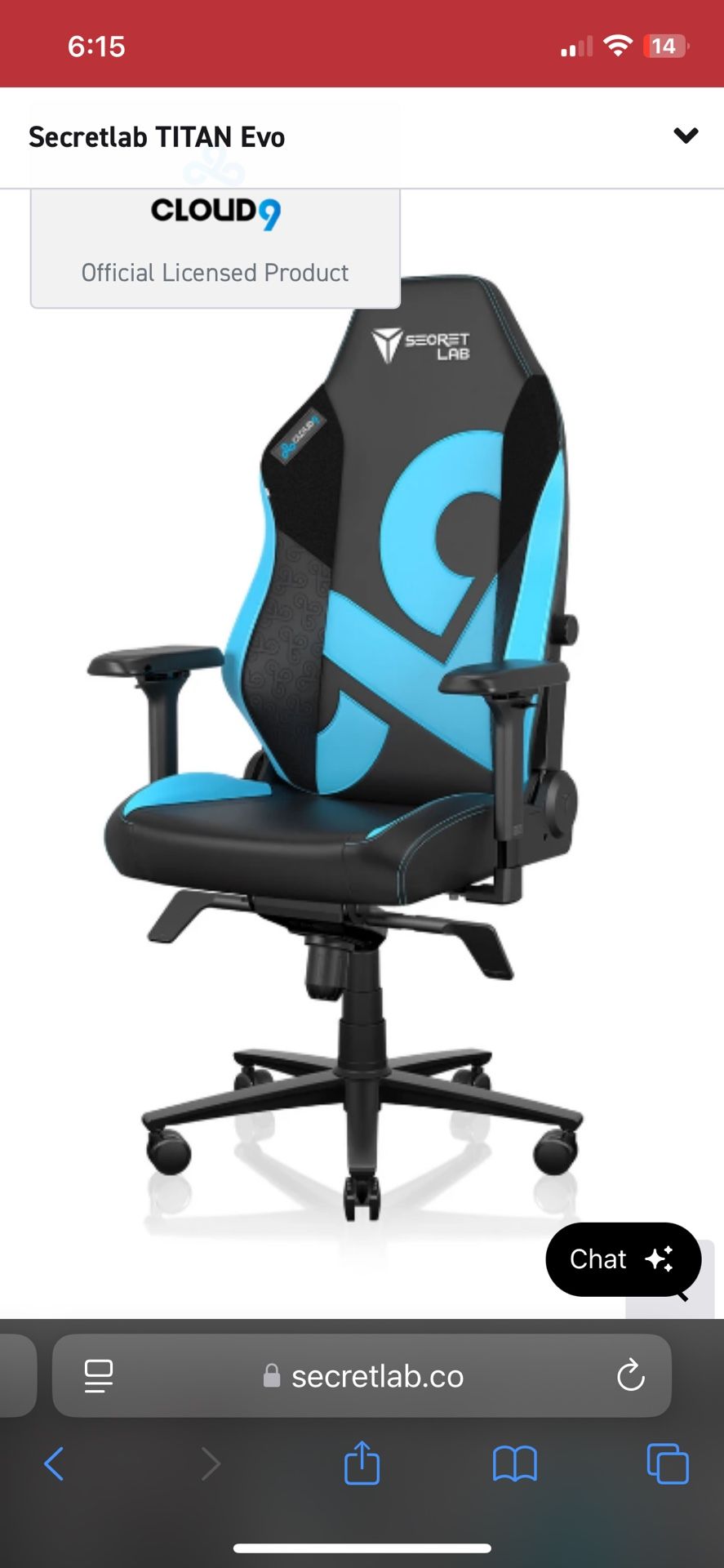 Cloud 9 Gaming chair