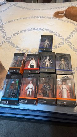 Star Wars Black Series Action Figures Lot of 9
