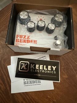 Keeley Fuzz Bender Fuzz Pedal Brand New In Box