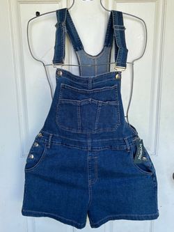 Luvamia Denim Shortall Overalls