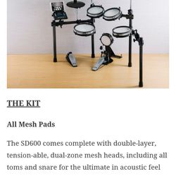 Simmons SD600 Electric Drumset $300