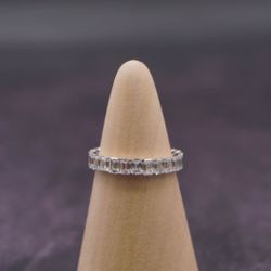 Emerald Shape Lab Diamond Eternity Ring – 14K Gold | 3.00 CTW (LAB)