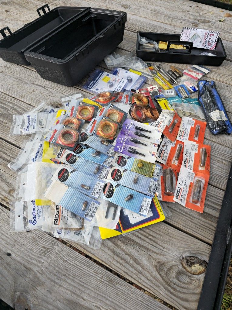 Tools LOT Drill Bits Copper Snappy Shaviv Eastwood Rigid Pipe Extractor Cutter Deburring Ignition Power Tools Hand Tools