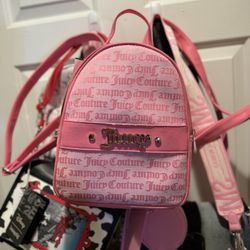 Juicy couture pink backpack Purse