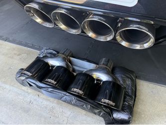 Brand new in box CORSA Extreme Black chrome tips for 2014-2019 Chevrolet Corvette Stingray/z06/zr1