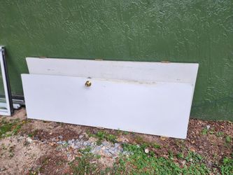 White Room and Closet Doors with Brass Knob