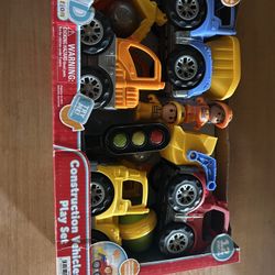 Kid Connection Construction Vehicles Play Set, 12 Pieces