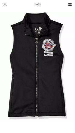 Touch by Alyssa Milano NBA Toronto Raptors Victory Vest Black Size L